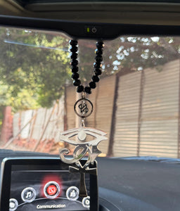 Eye of Horus & Key of Life Design Car Pendant