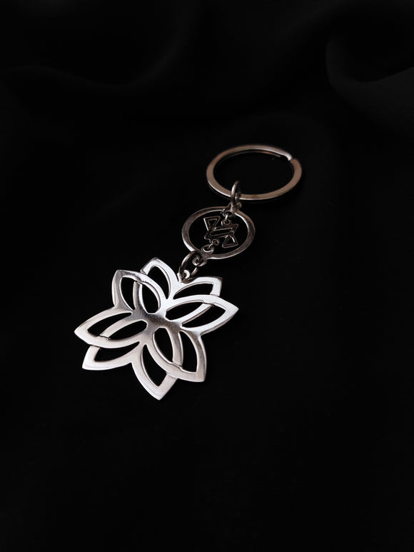 Flower Design Keychain