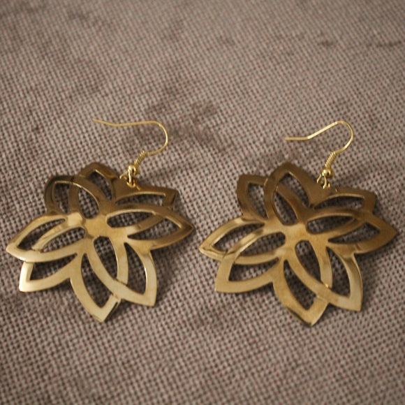 Flower Design Earrings