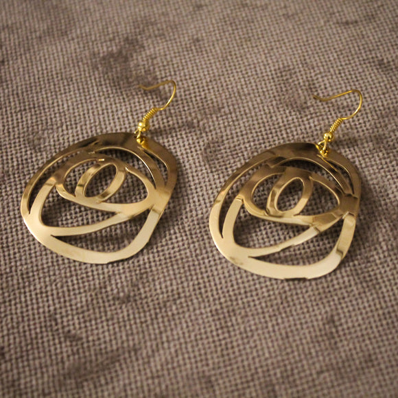 Random Flower Design Earrings