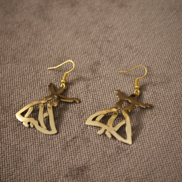 Small Dervish Design Earrings