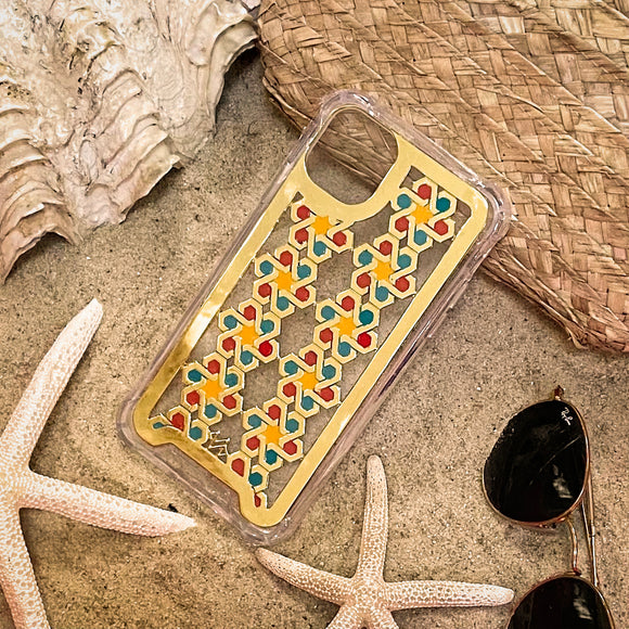 Islamic Hexagon Colored Mobile Cover