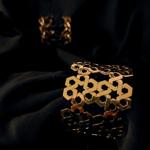 Islamic Hexagon Cuff