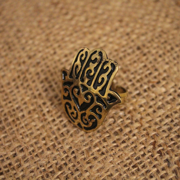 Egyptian Palm (Kaff) Design Ring